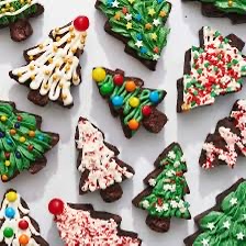 Christmas Tree Brownies