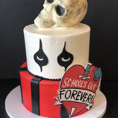 8” + 10” Custom Tier Cake (65ppl)