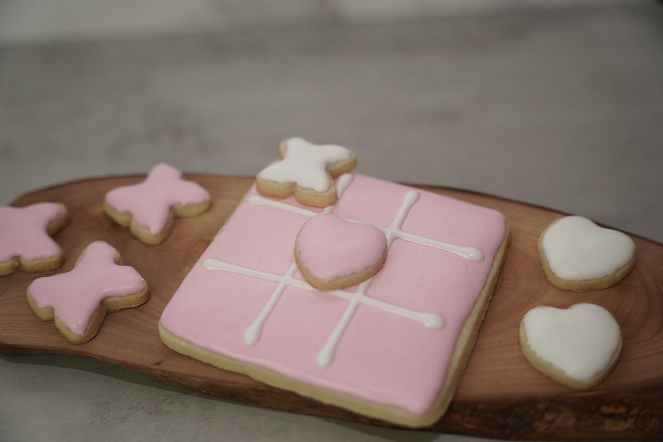 Tic Tac Toe Sugar Cookies