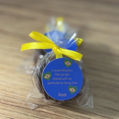 Brazilian honey bread - Mini Size - Dulce de leche + Tag