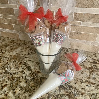 Mini Cookie Dippers - Gingerbread or Sugar Cookie