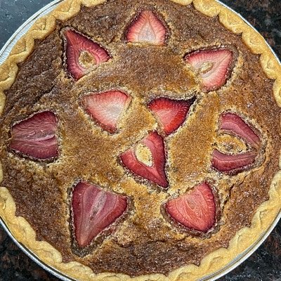 9” Strawberry Creamy Bean Pie