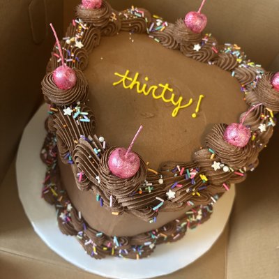 Chocolaty Chocolate American Buttercream (price determined on size & decor)