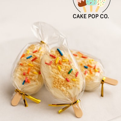 Cake Batter Confetti W/ White Chocolate Shell 