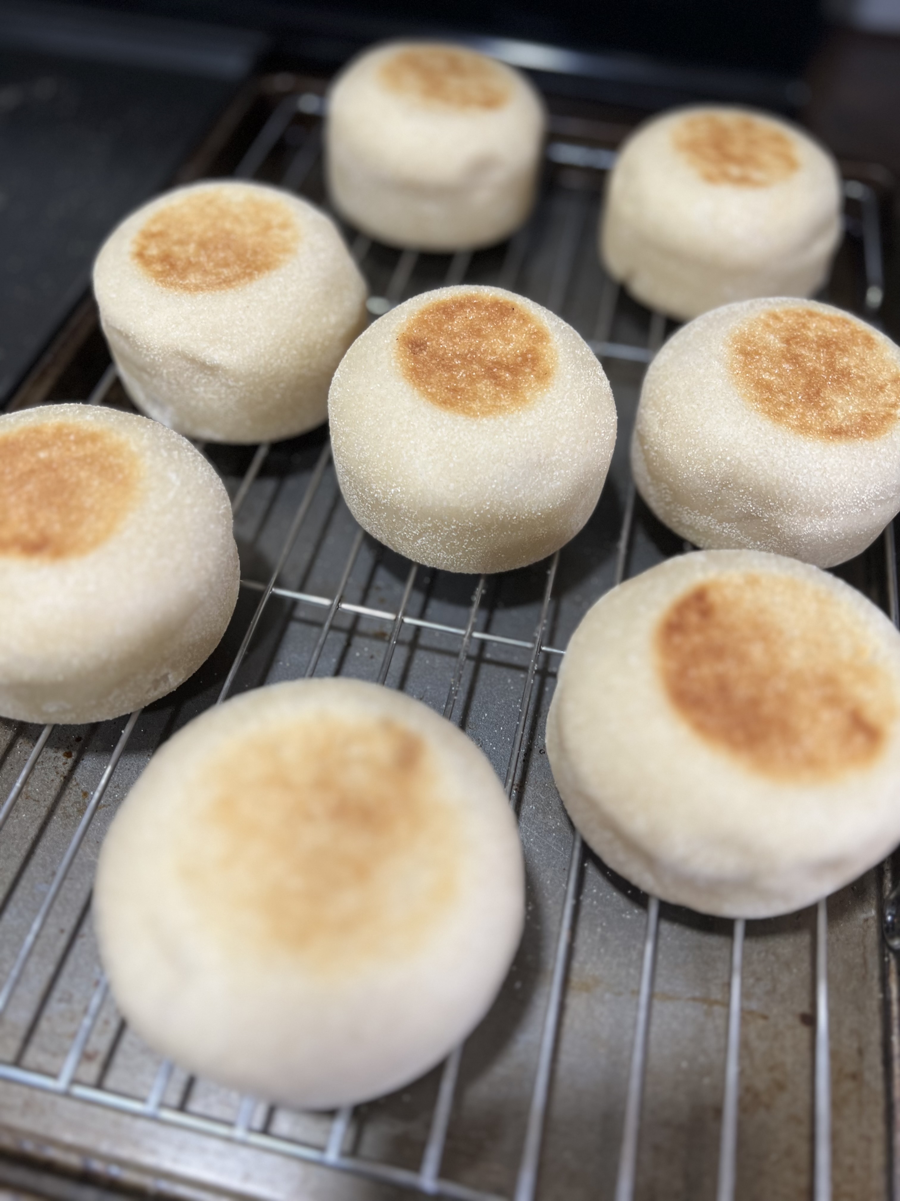 Sourdough English Muffins