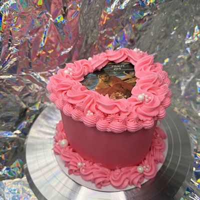 6-inch Heart Cake