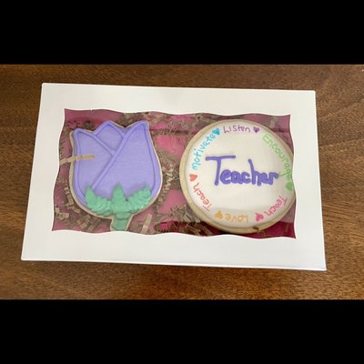 Teacher appreciation 2 Cookie ‘teacher’