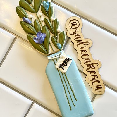 Floral Sugar Cookie Set (Set Of 2)