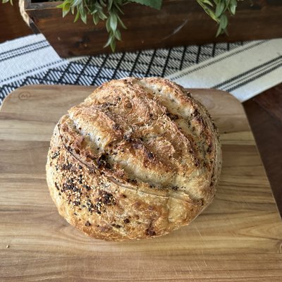 Everything Bagel Sourdough Loaf
