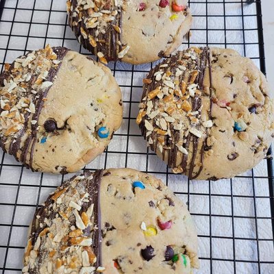 Crushed Chocolate Pretzels Cookie