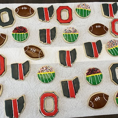 Football Cookies 