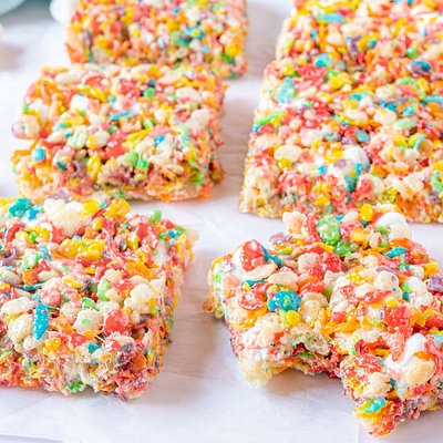Homemade Rice Krispies Treats Fruity Pebbles(2 Pack)