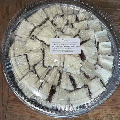 Cream Cheese Brownies (Half A Sheet)