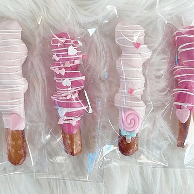 Mini pretzels With Caramel 