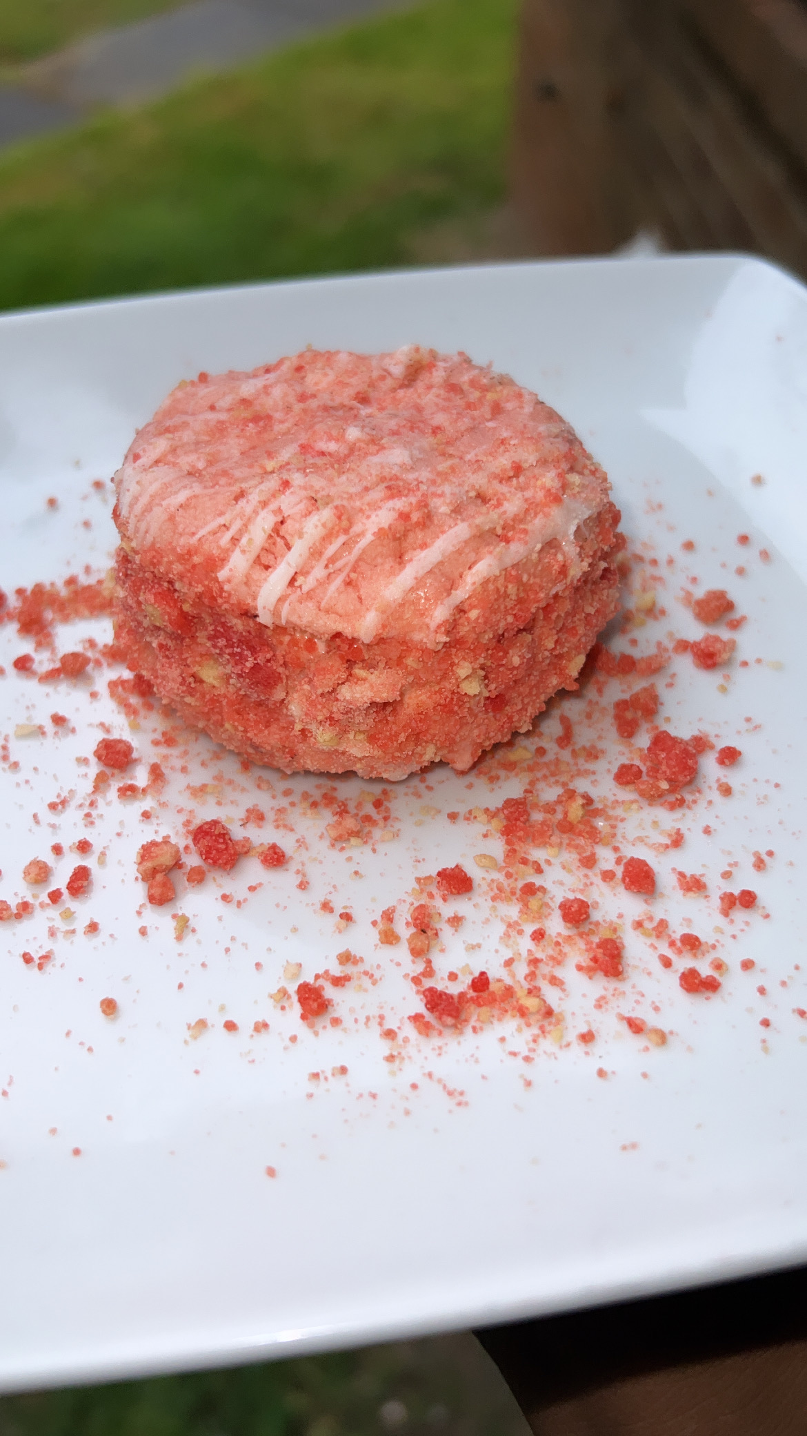 Strawberry Crunch Ice Cream Sandwich