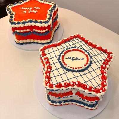 9.5” Star Cake