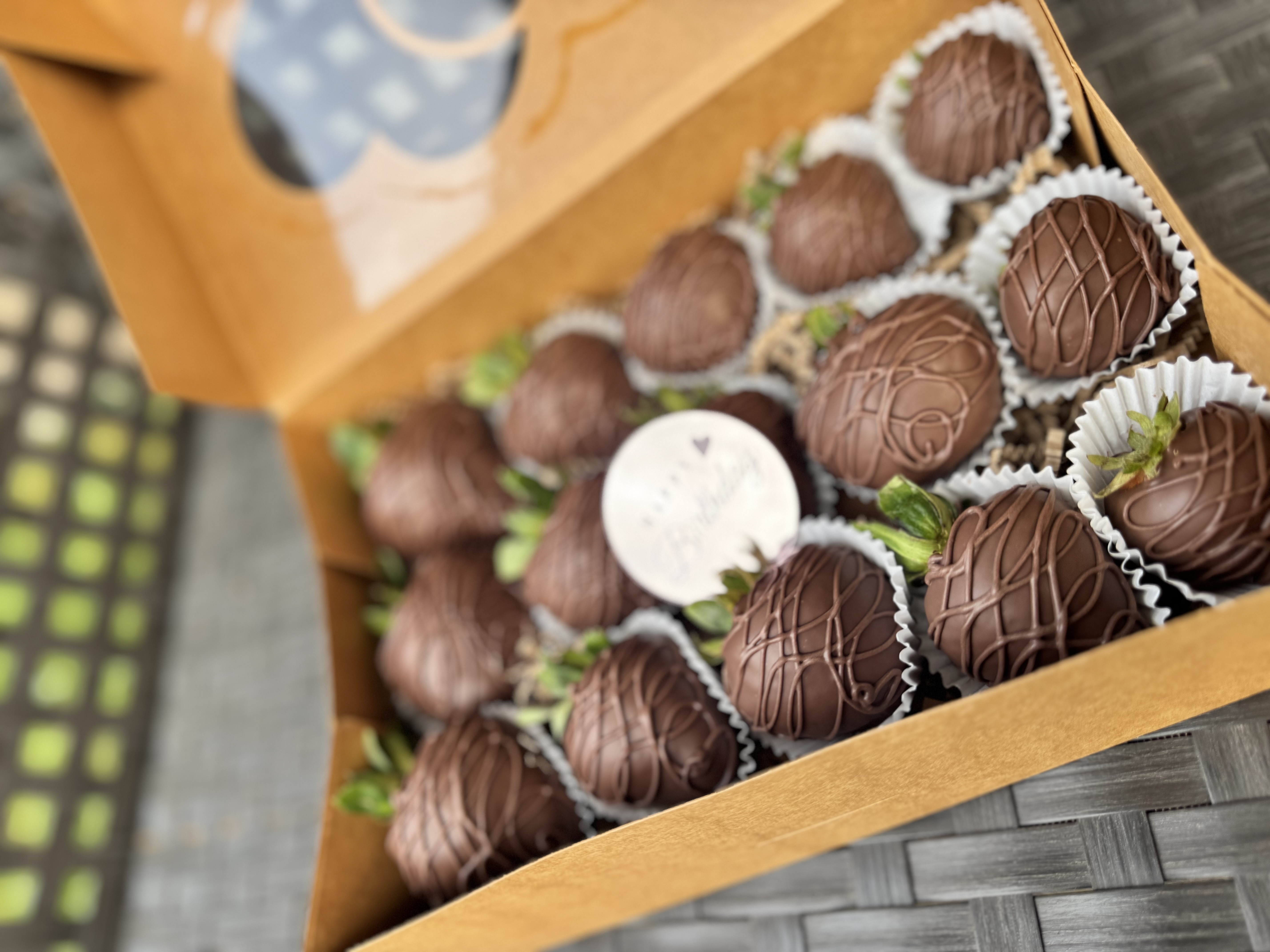 Simple Dipped Strawberries