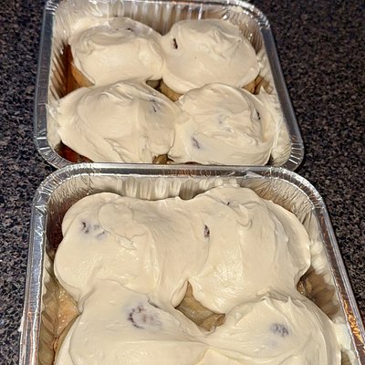 Sourdough Cinnamon Rolls 8x8 