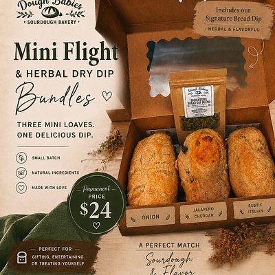 Savory Favorites Mini Flight (3 Mini Loaves)