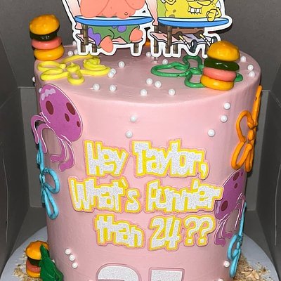 6in. Extra Tall Cake (Double Barrel) Feeds Up To 24