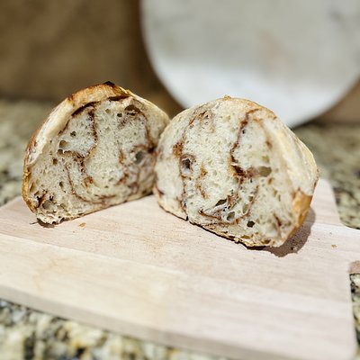 Cinnamon Swirl Sourdough Loaf 