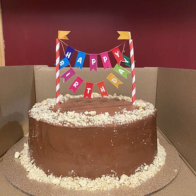 10" Butter Cake with Chocolate Buttercream ("Ricky Cake")