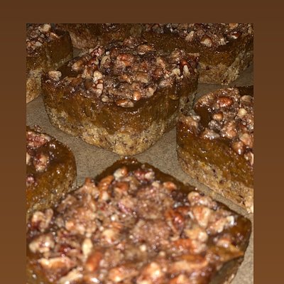 Gluten Free & Sugar Free Pecan pumpkin pie bars