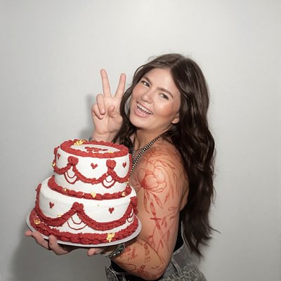 Custom Cake Double Stack Round