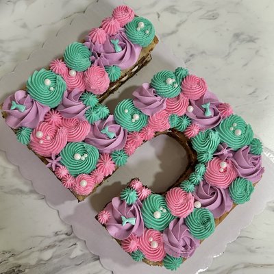 XL Number/Letter Cake- Single Layer