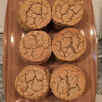 Dozen Peanut Butter Sourdough Cookies