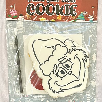 PYO Single Sugar Cookie - The Grinch