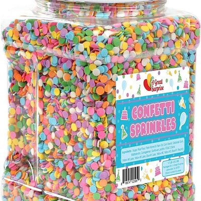 Multi-Color Sprinkles on Side