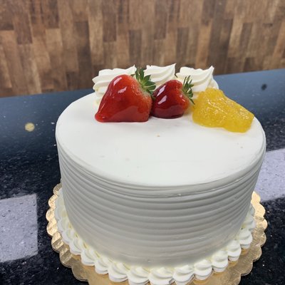Strawberry and Pineapple Cake 8 Inch