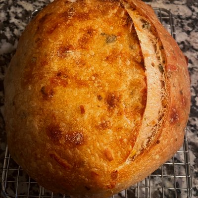 JALAPEÑO CHEDDAR SOURDOUGH LOAF