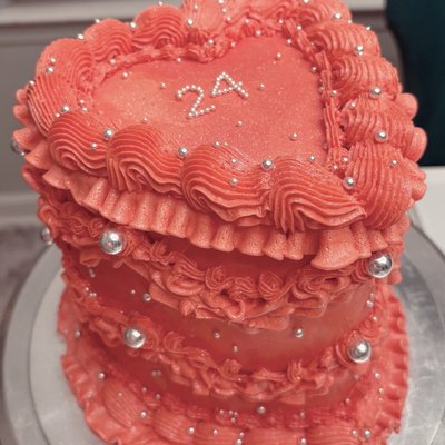 Round or Heart Cakes