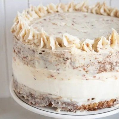 Maple Bacon Apple Cake