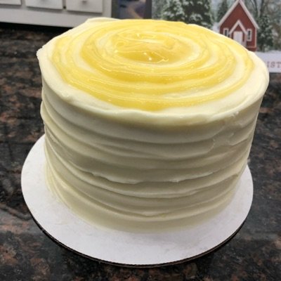 Lemon Cake with Curd