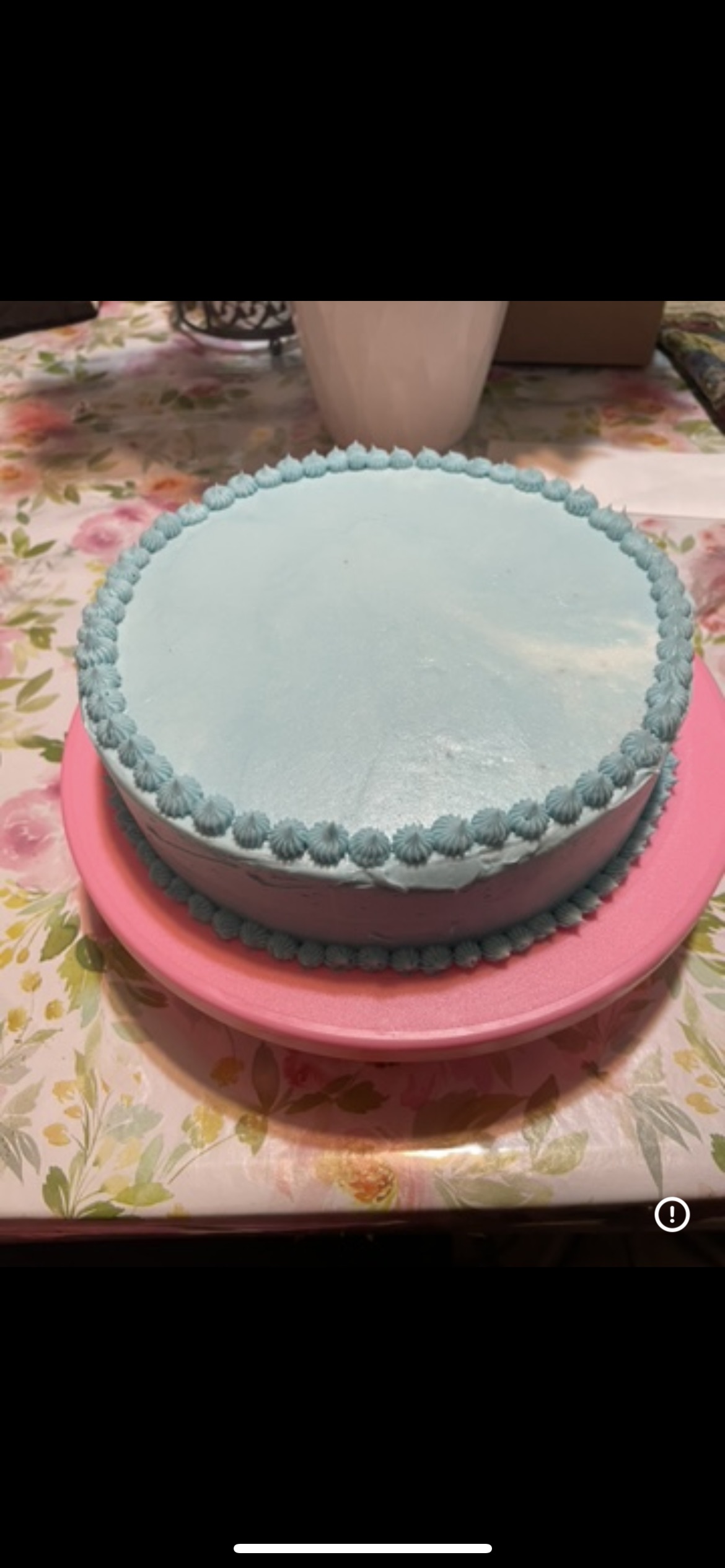 Blue Vanilla Cake