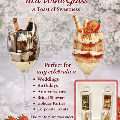 Wine Glass Cake
