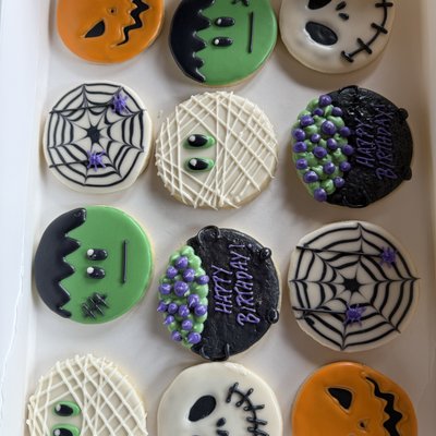 Halloween DIY Cookie Kit 6 Cookies 