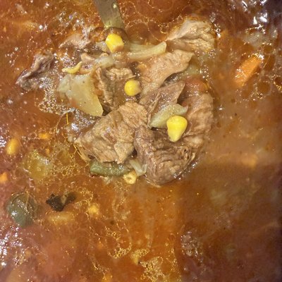 Vegetable Beef Soup & 1/2 Dozen Dinner Rolls