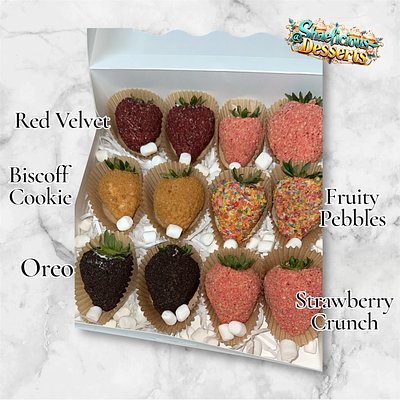 Cheesecake Stuffed Strawberries 