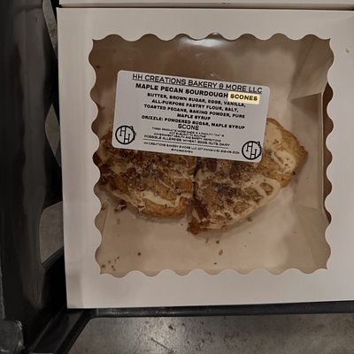 Maple Pecan Sourdough Scone