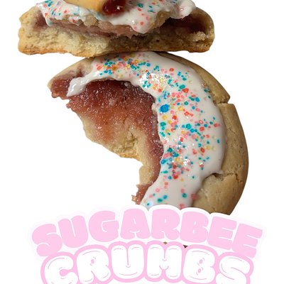 Strawberry Poptart Cookies 