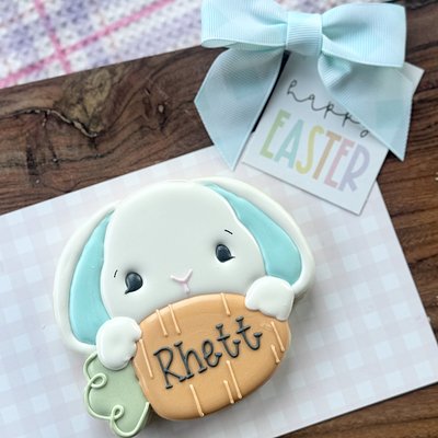 Personalized Boy Bunny - Dye Free 