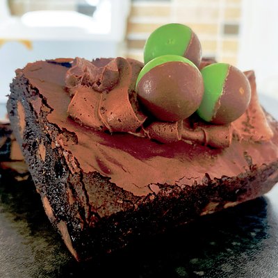 Mint Chocolate Brownies