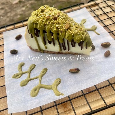 Dubai Inspired Cheesecake Slice