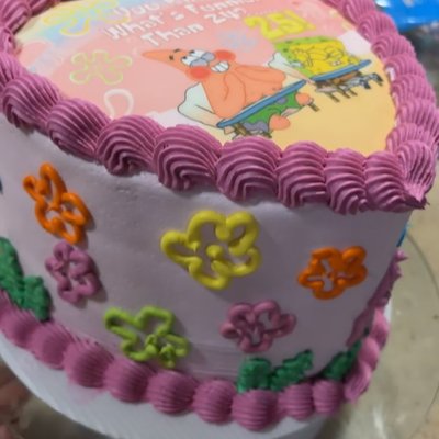 Girl Version “ You Know What’s Funnier Then 24… 25! 8” Heart Cake 