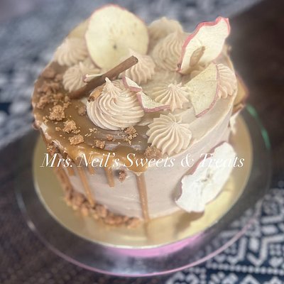 Spiced Apple Caramel Cake (Seasonal)