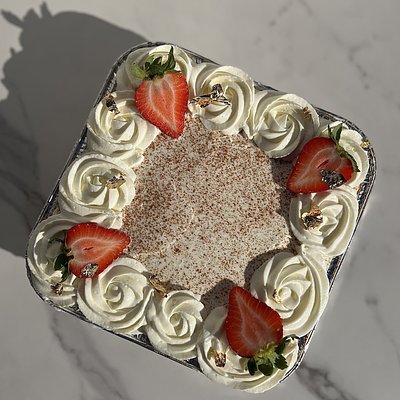 Tres leche trays 